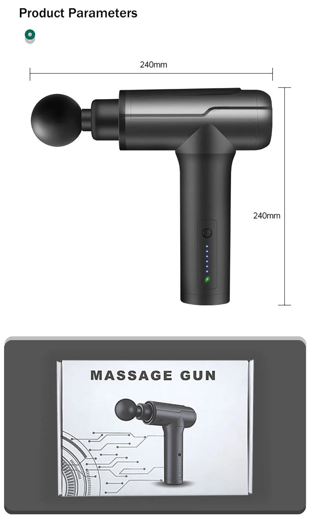 Premium Electric Massage Gun for Muscle Relief